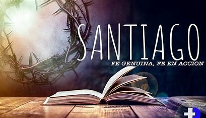 Escritura de epístola de Santiago.