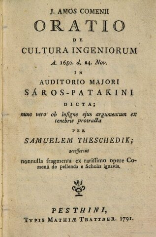OBRA De cultura ingeniorum