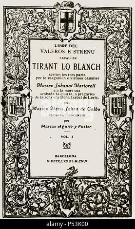 1a edició impressa del tirant