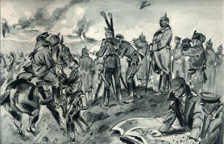 The German army defeats...