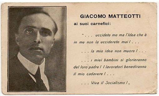 Uccisione di Giacomo Matteotti