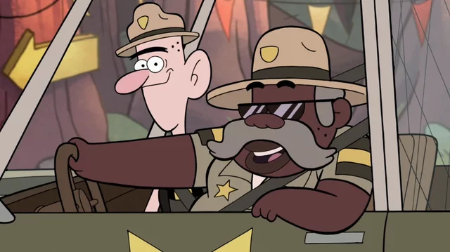 Sheriff Blubs and Deputy Durland