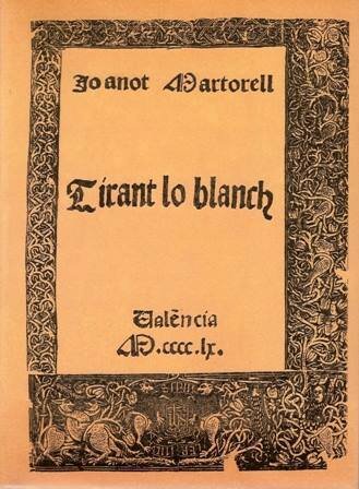 1ª edició impressa del "Tirant"