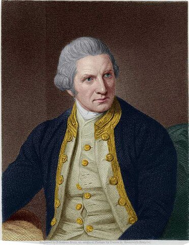 The arrival of James Cook