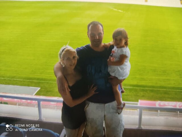 Primera vegada en un estadi de futbol