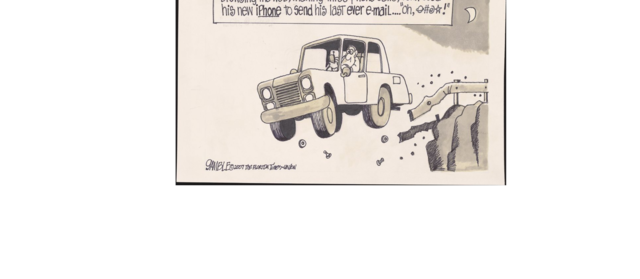 John sent his last email ever using his new iPhone.