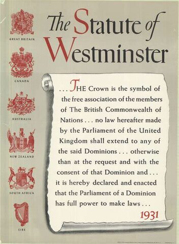 Adoption of the Statute of Westminster