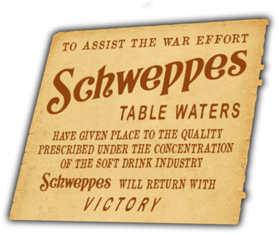 Schweppes під час Другої світової війни