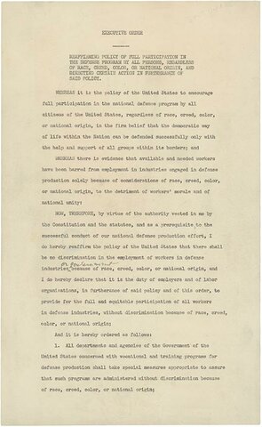 Executive Order 8802