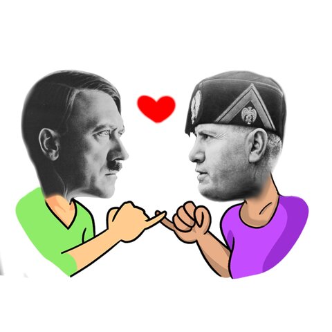 La formación del Eje fascista; alianza Italia-Alemania