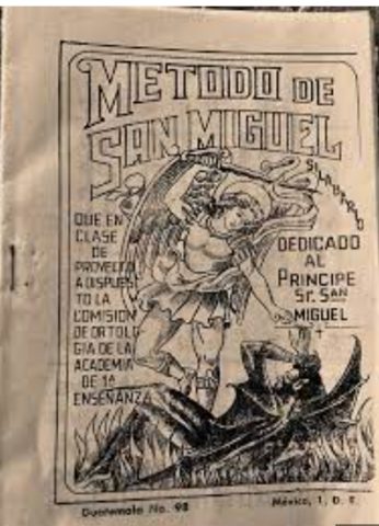 Publicación del Silabario San Miguel