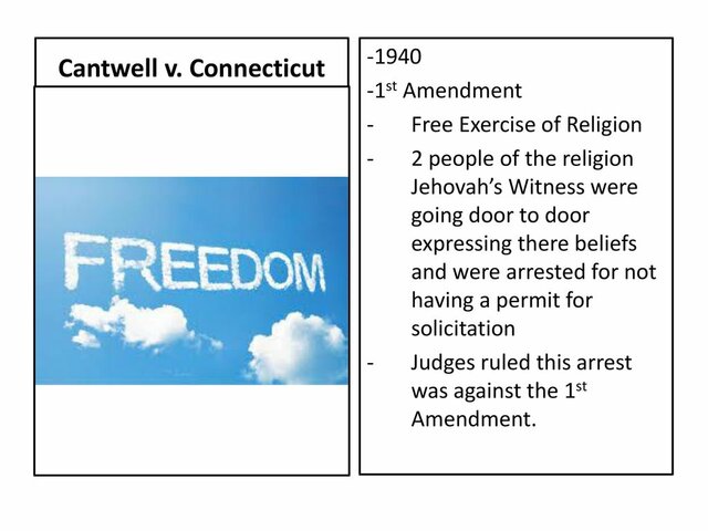 Cantwell v. Connecticut
