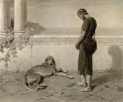 The Beggar and the Faithful Dog