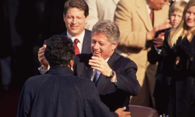 Stepping Up To The White House.