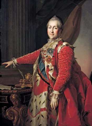 Catherine the Great reigns Russia