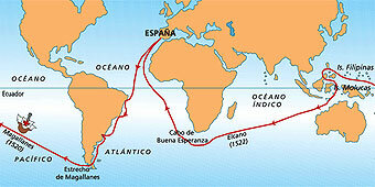 JUAN SEBASTÍAN ELCANO: First expedition