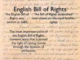English Bill of Rights signed