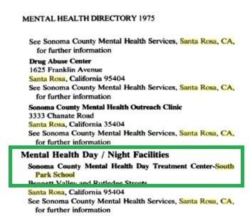South Park School used for Mental Health facility