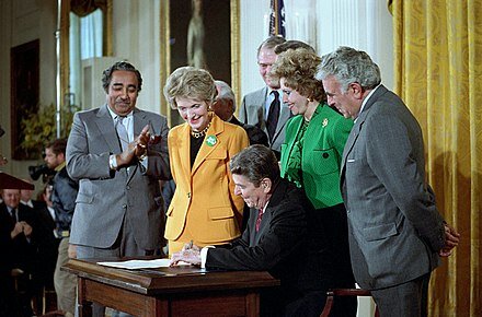 President Reagan Signs the Anti-Drug Abuse Act of 1986