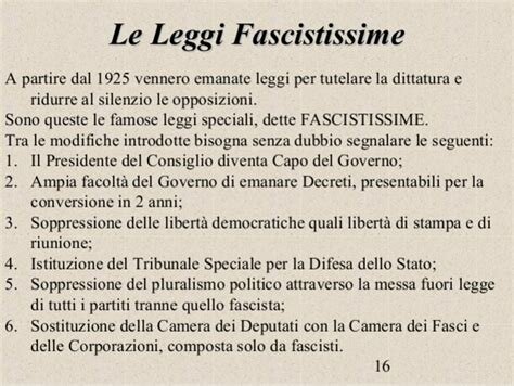 leggi Fascistissime
