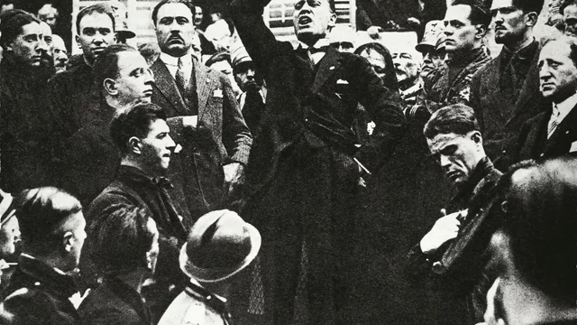 Mussolini y su carisma.