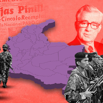 Timeline: LINEA DEL TIEMPO DEL  FRENTE NACIONAL Y POST - FRENTE NACIONAL