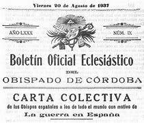 Carta colectiva de los obispos