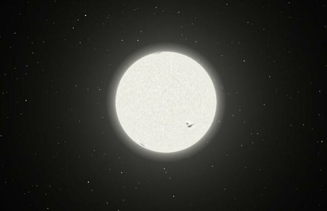 First observation of an extrasolar planet