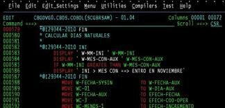 desarrollo de COBOL