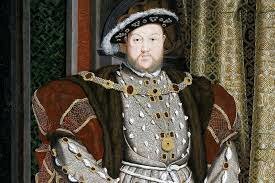 Henry VIII resigns in England