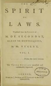 Baron de Montesquieu publishes “The Spirit of Laws"
