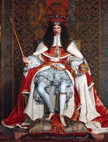 Charles II regions England