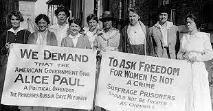 Protests against Alice Paul Imprisonment