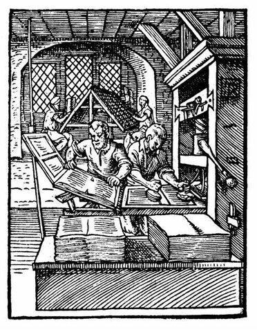 Izum tiskarskega stroja