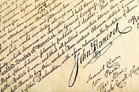 Declaration of Independence signed