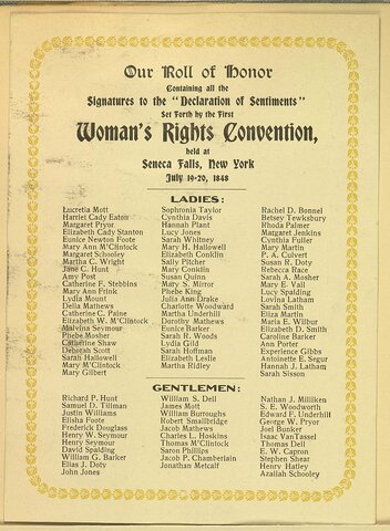 Declaration of the Rights of Woman
