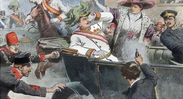 The assassination of Franz Ferdinand