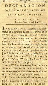 Declaration of the Rights of Woman