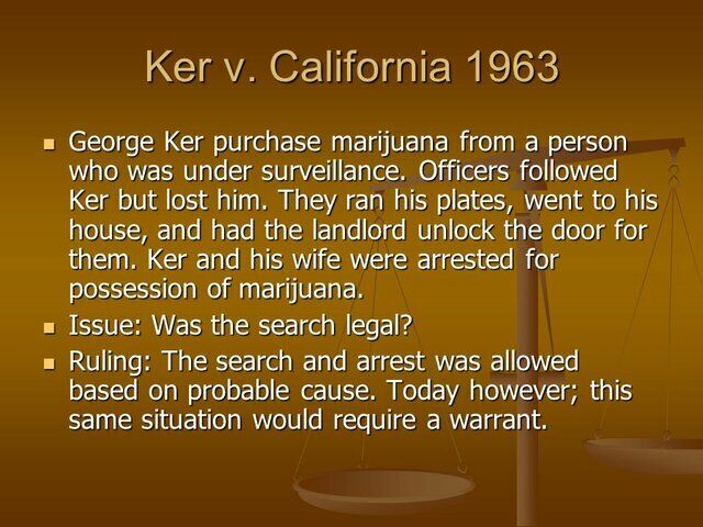 Ker v. California