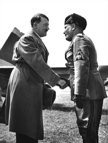 Primo incontro tra Hitler e Mussolini