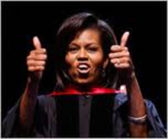 Michelle Obama graduates from Princeton University