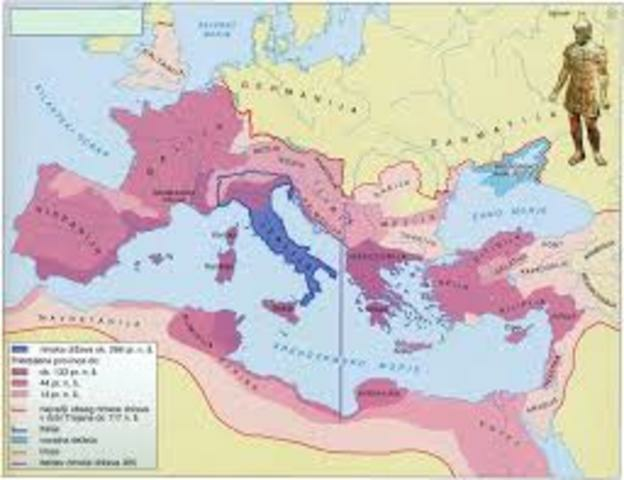 RIMSKI IMPERIJ SE RAZDELI NA Z IN V DEL