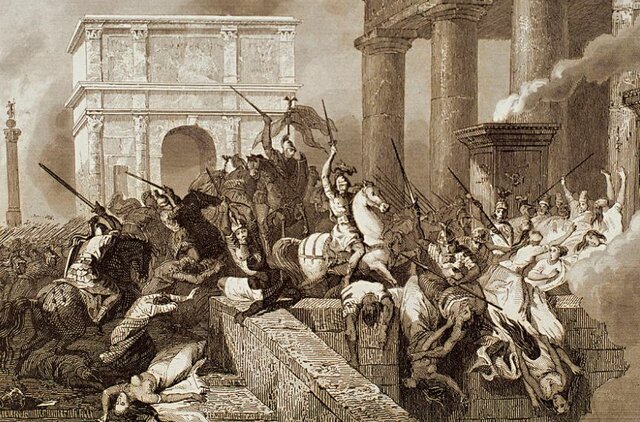 Propad zahodnega dela Rimskega cesarstva