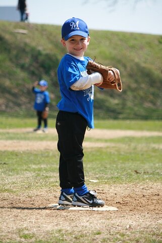 I begin to play baseball