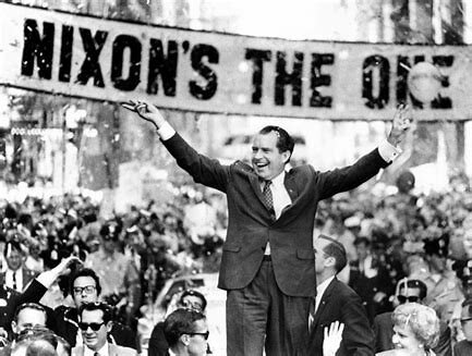 Richard Nixon wins the Presidency
