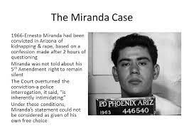 Miranda v. Arizona