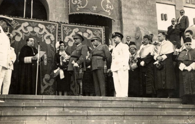 Francisco Franco en la Universidad de La Laguna