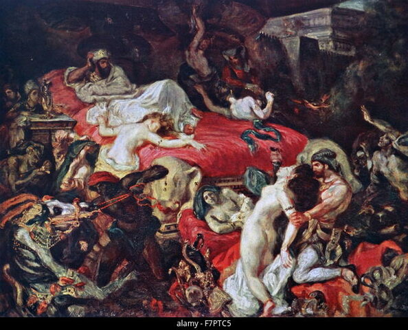 La mort de Sardanàpal (Romanticisme)