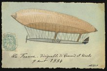 El dirigible La france