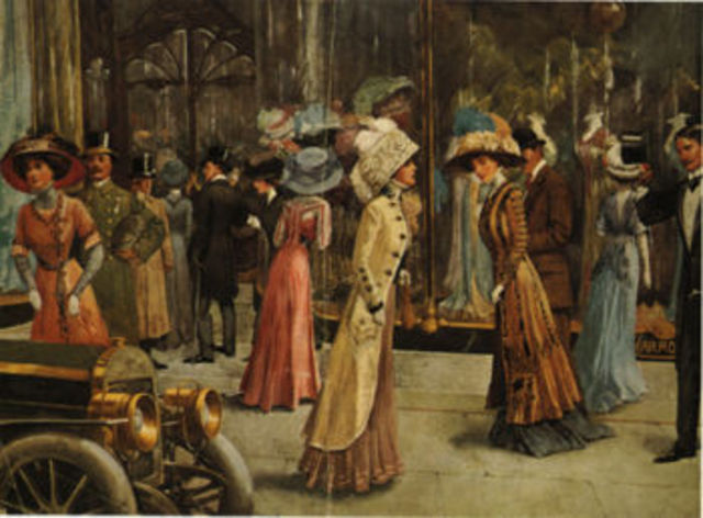 the fashiom in the 1900s